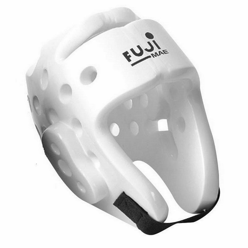 FUJIMAE WTF Casco de Taekwondo (adulto y niño) – Blanco
