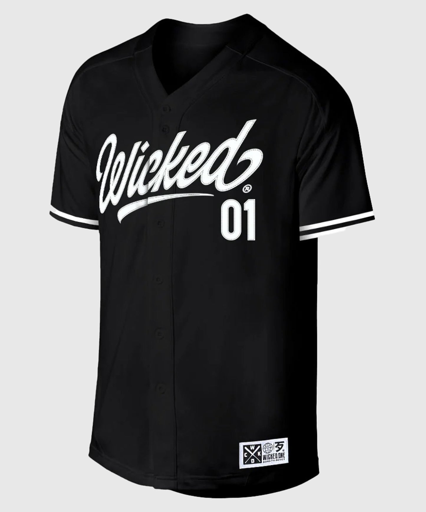 Wicked One Rollin Camisa de Béisbol - Negro