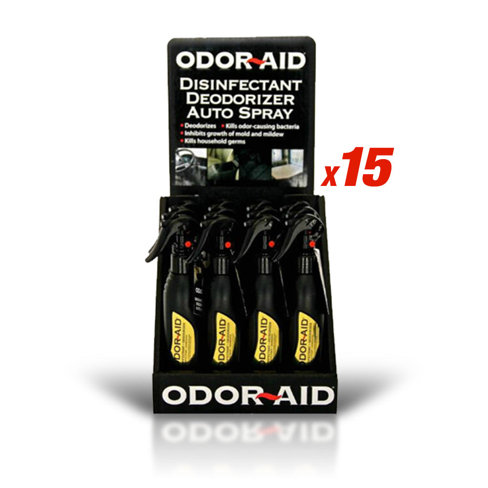 Pack 15 x Spray Odor Aid 210 ml – Schwarz