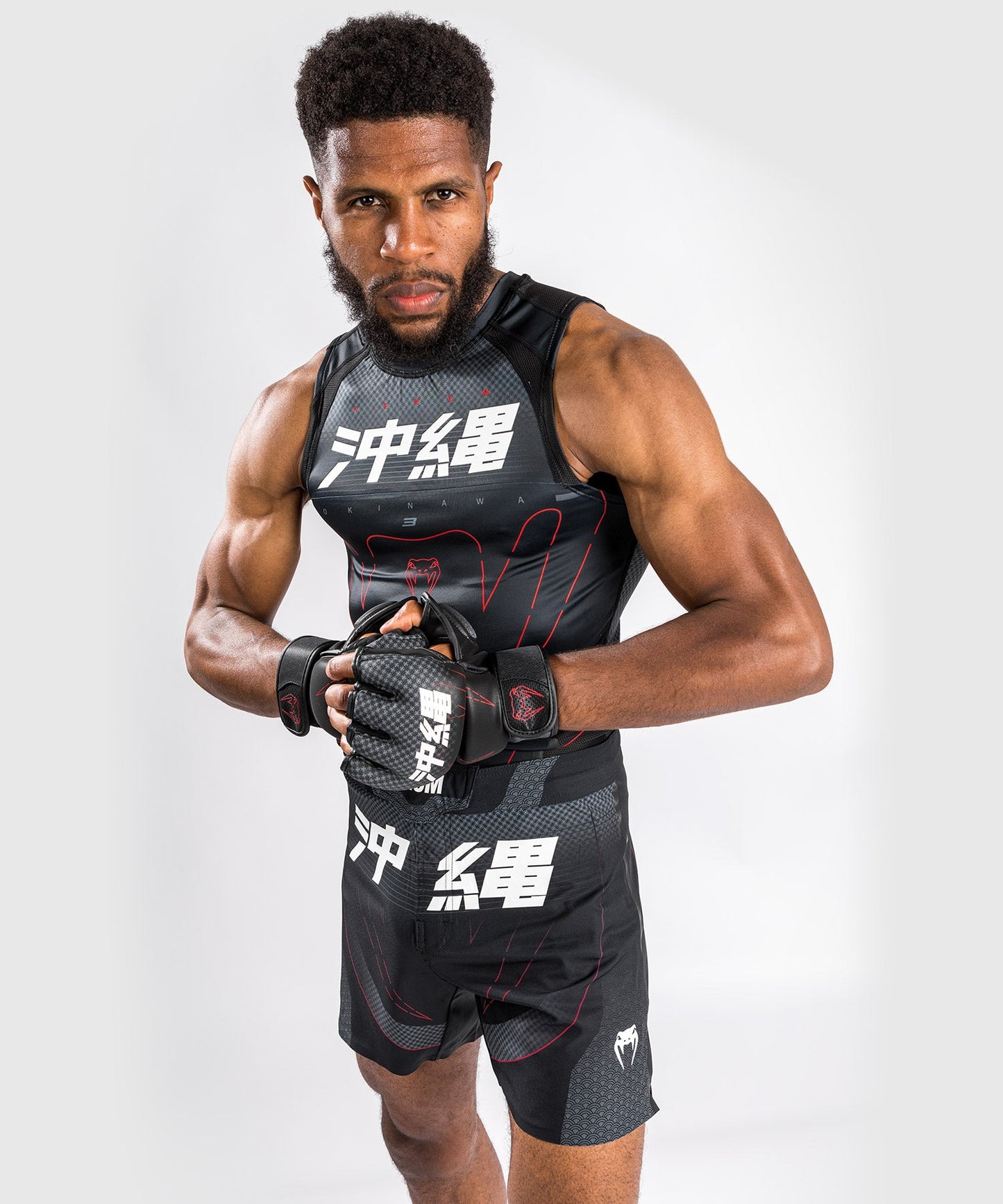 Fightshorts Venum Okinawa 3.0 - Black/Red