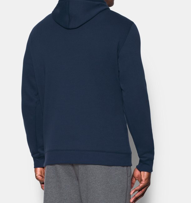 Sweat Under Armour Rival Fitted Graphic - Bleu Marine