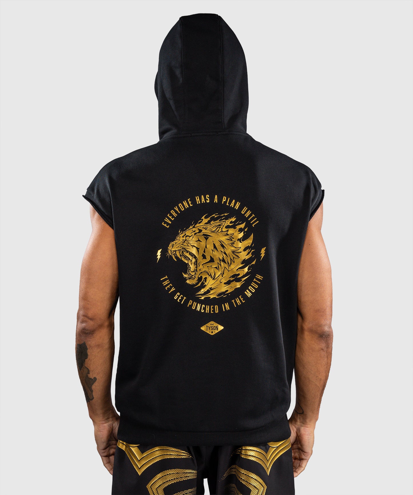 Venum x Mike Tyson Tiger Sudadera Sin Mangas Tiger - Negro/Oro