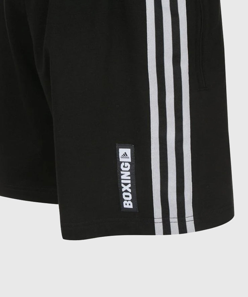 Short de Boxe Anglaise Adidas Boxwear Traditional - Noir/Gris