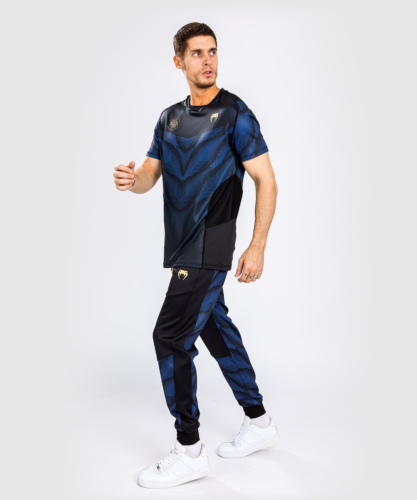 T-shirt Venum Phantom Loma Dry Tech - Noir/Bleu