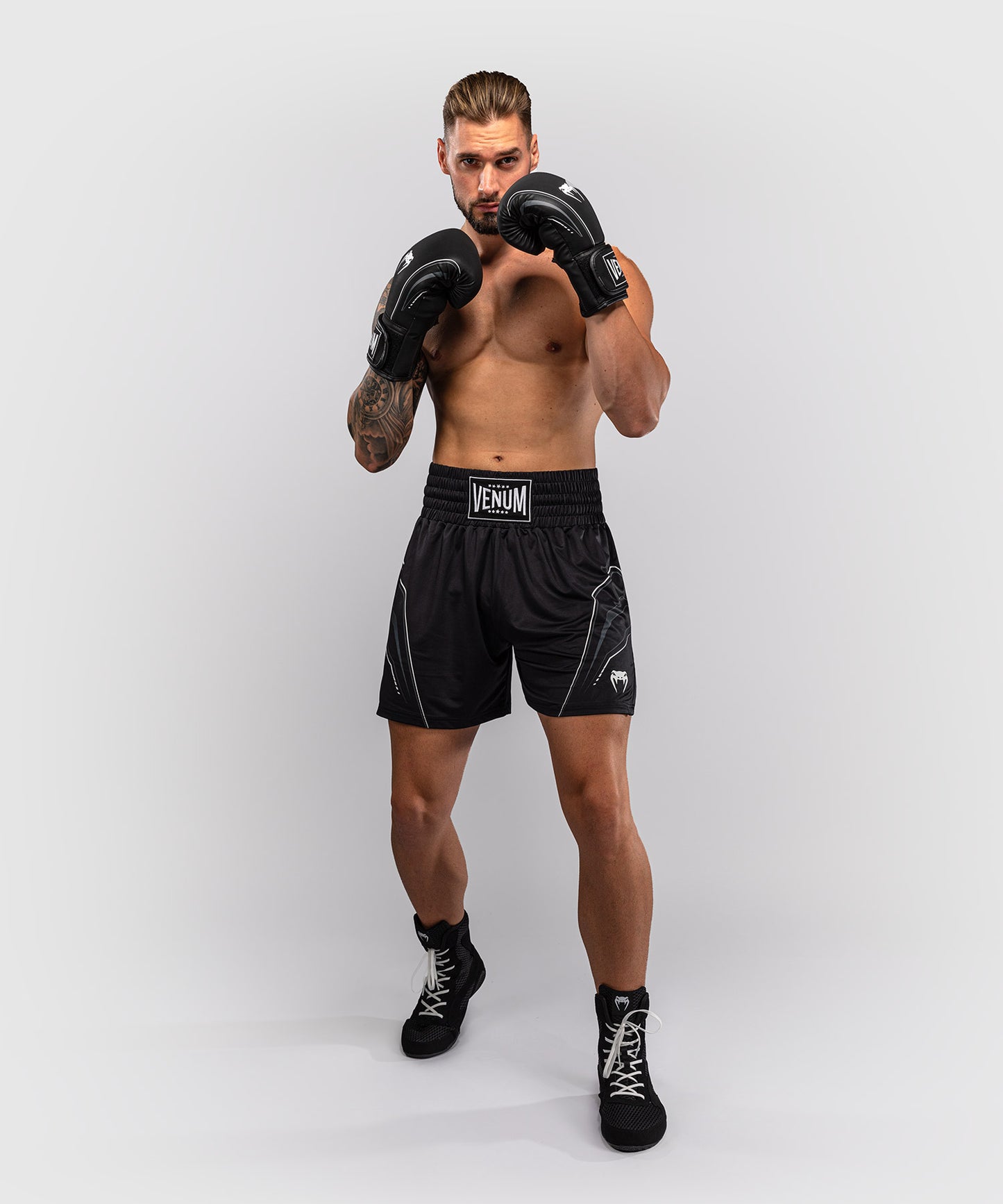 Venum Streamline Boxshorts – Schwarz/Weiß