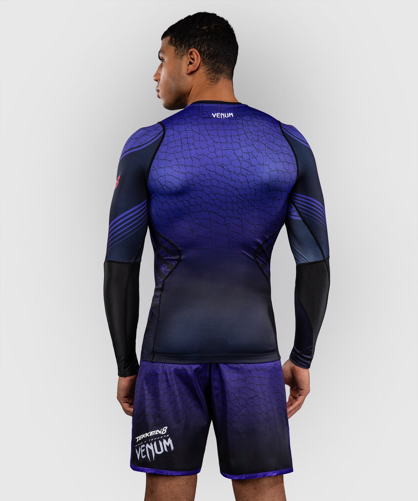 Venum x TEKKEN 8 Long Sleeve Rashguard - Kazuya - Black/Purple