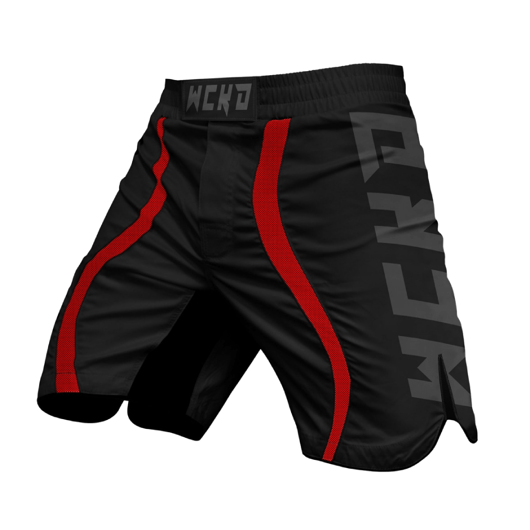 Short de MMA Wicked One Reset - Noir/Rouge