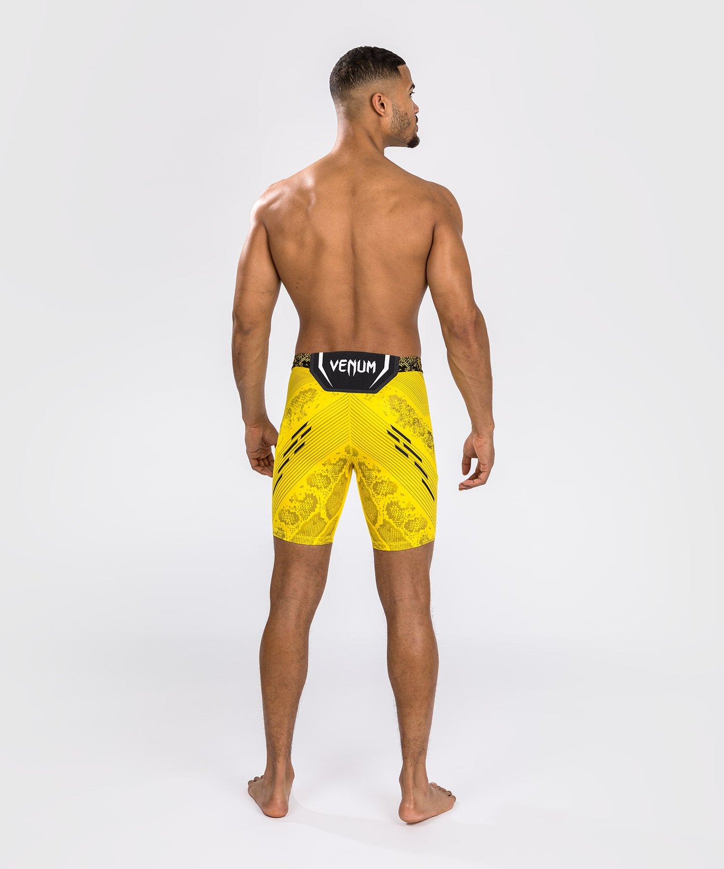 UFC Men's Compression Short Adrenaline by Venum Authentic Fight Night - Yellow