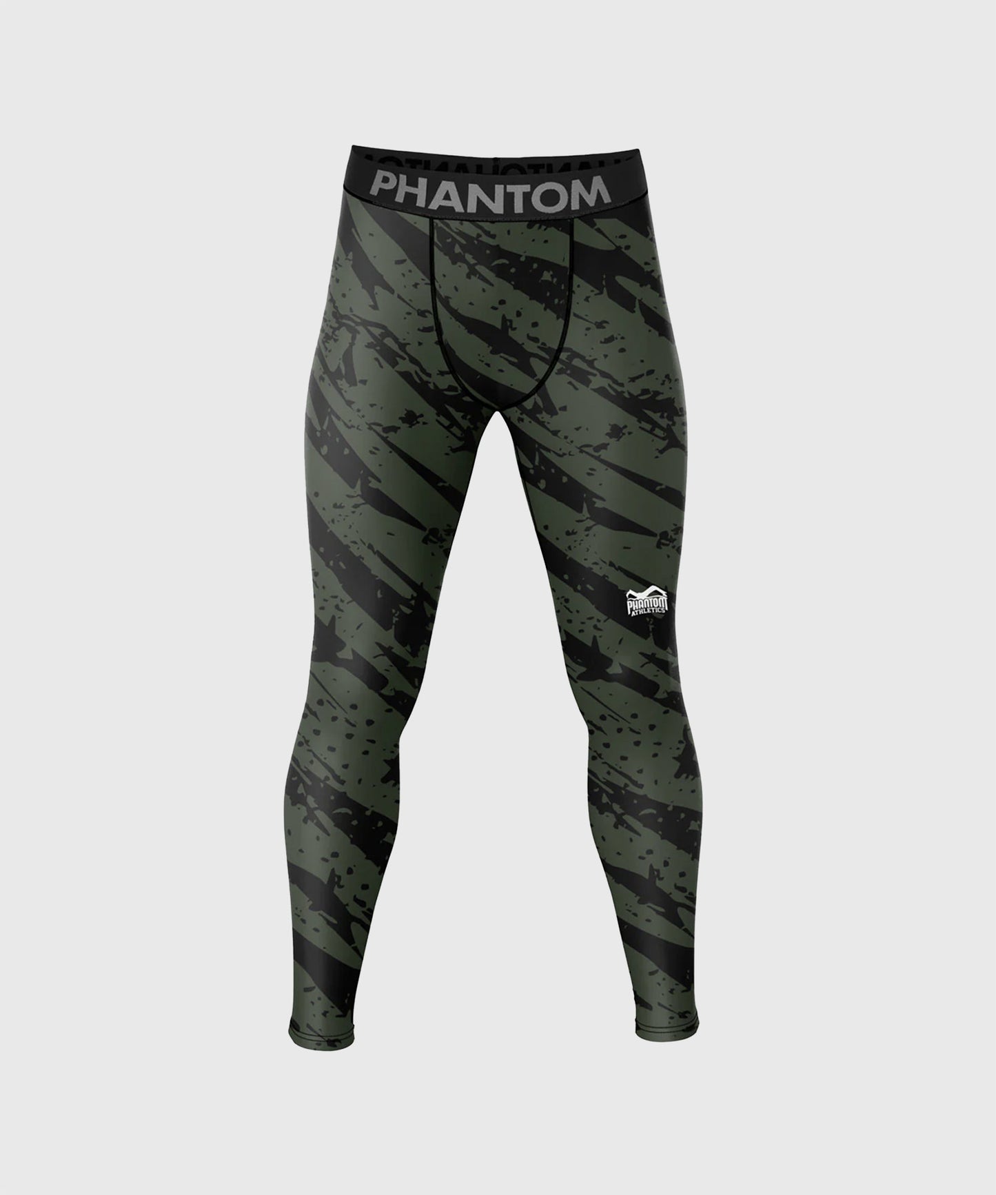 Phantom Athletics Camo Tiger Kompressionshose - Grün