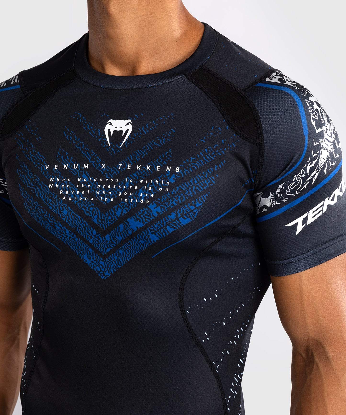 Rashguard Venum x TEKKEN 8 - Paul Phoenix - Noir/Bleu