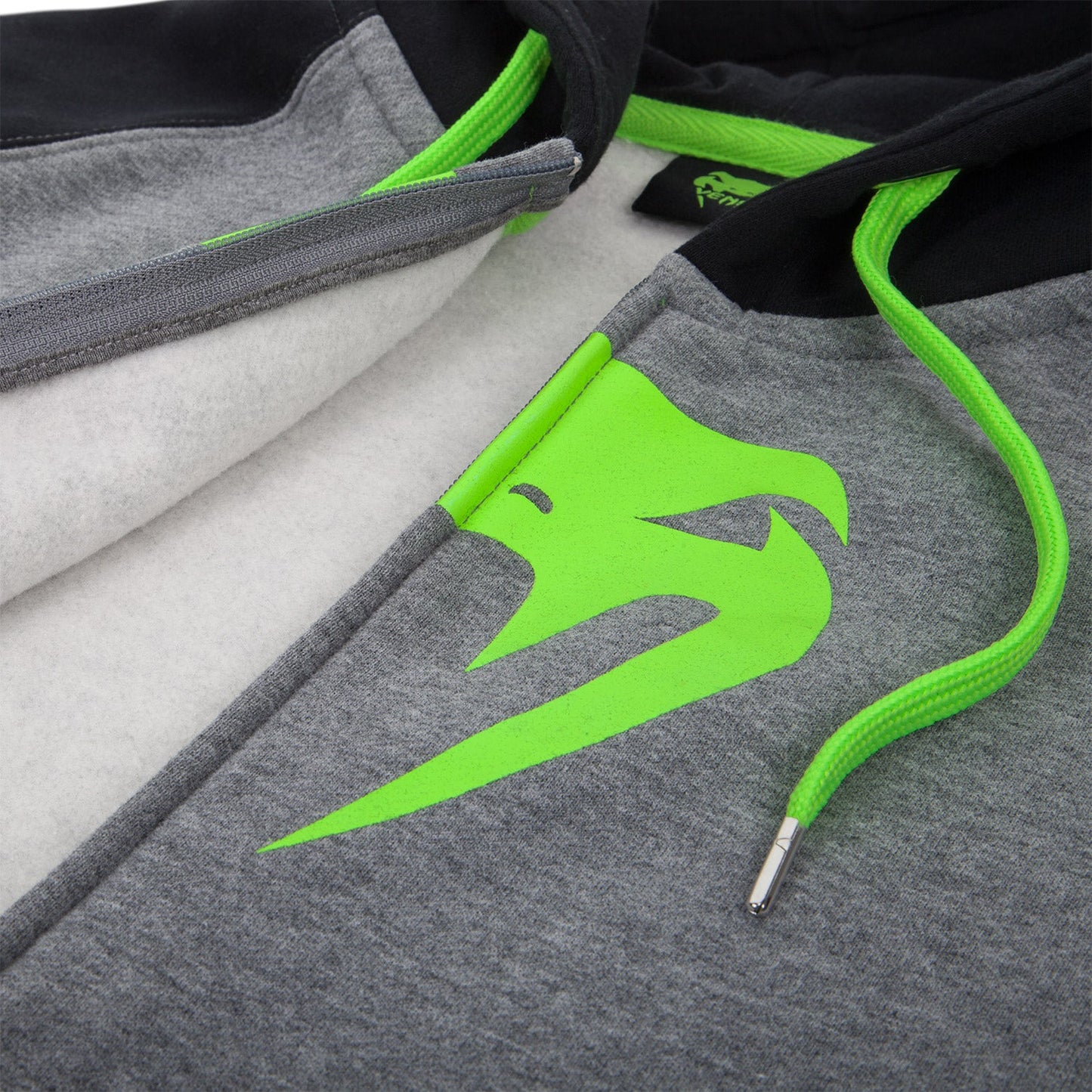 Venum Infinity Women's Zip Sweatshirt - Green Logo