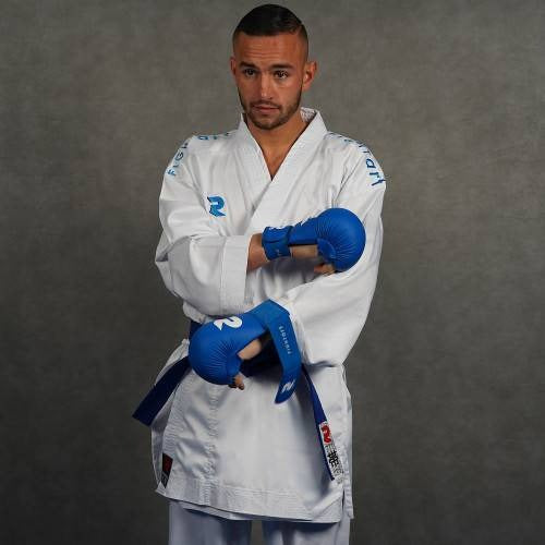 Mitaine de Karaté Entraînement Et Compétition Fight Art - Modèle Original - Bleu