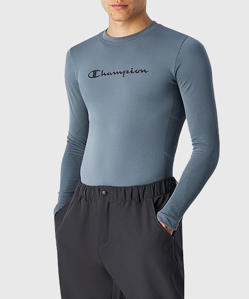Champion Seamless Compression T-Shirt – Grau