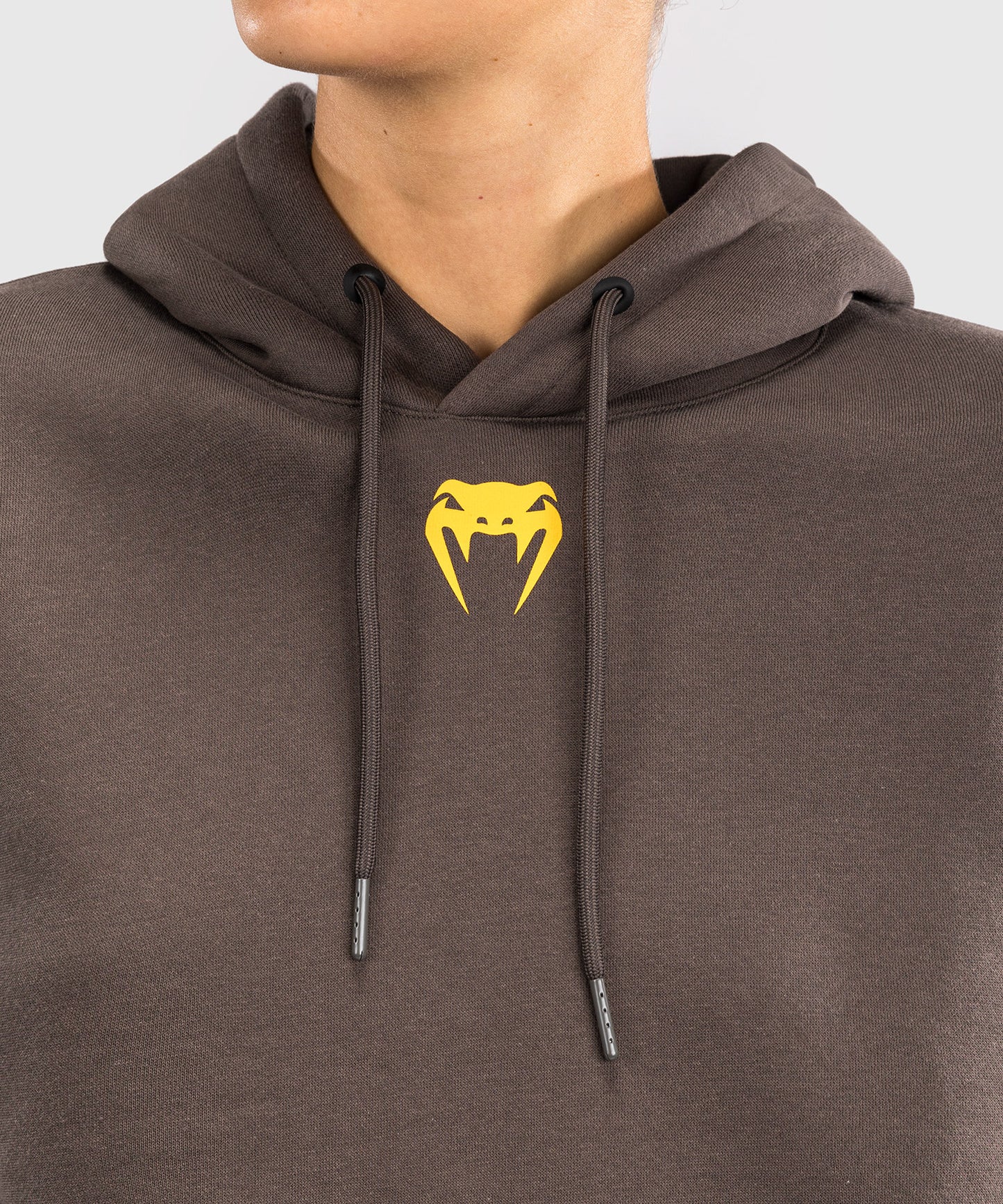UFC Fusion by Venum Fight Week Damen Pullover Hoodie - Solid Erdiges Braun