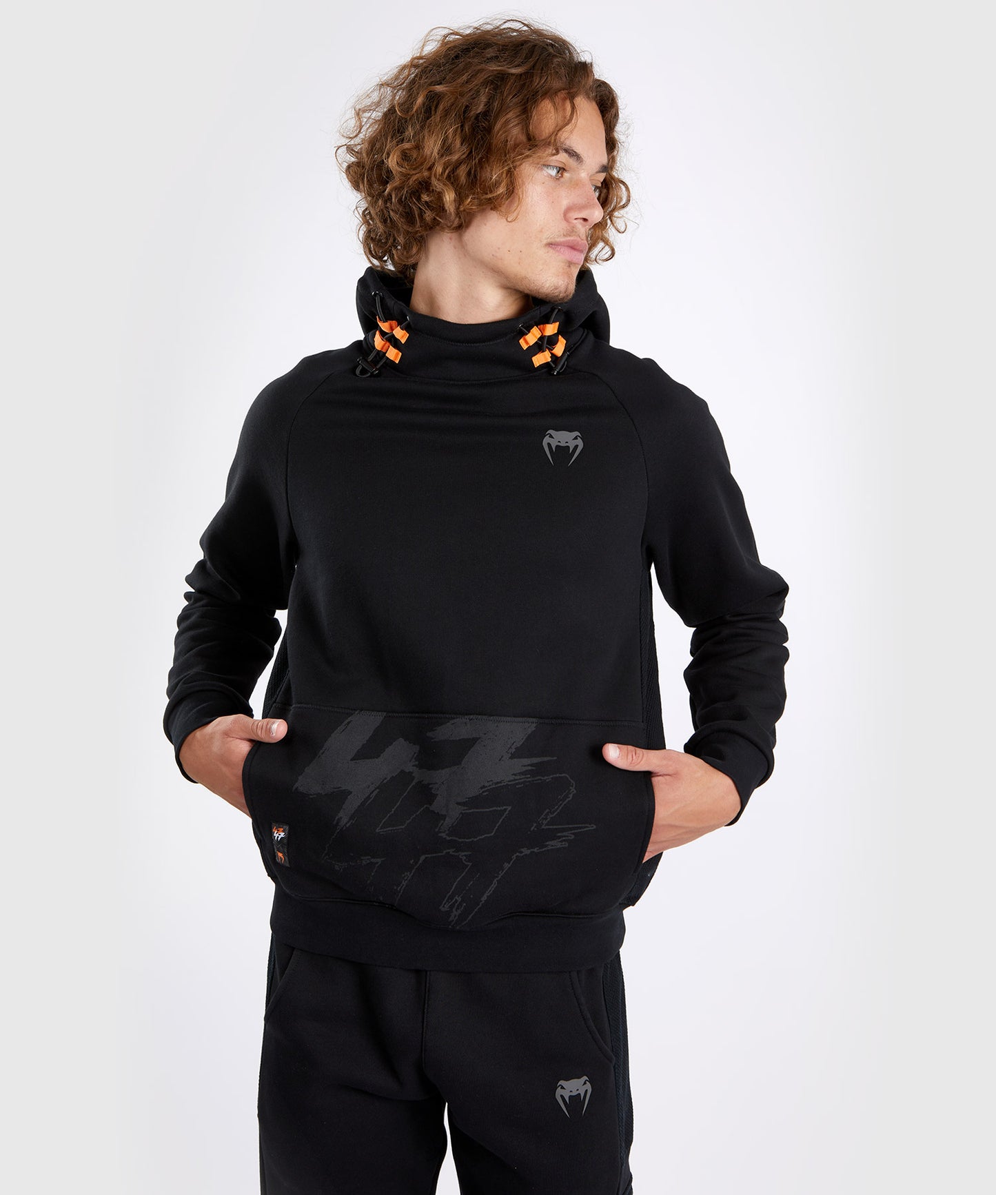 Venum S47 Hoodie - Black/Orange