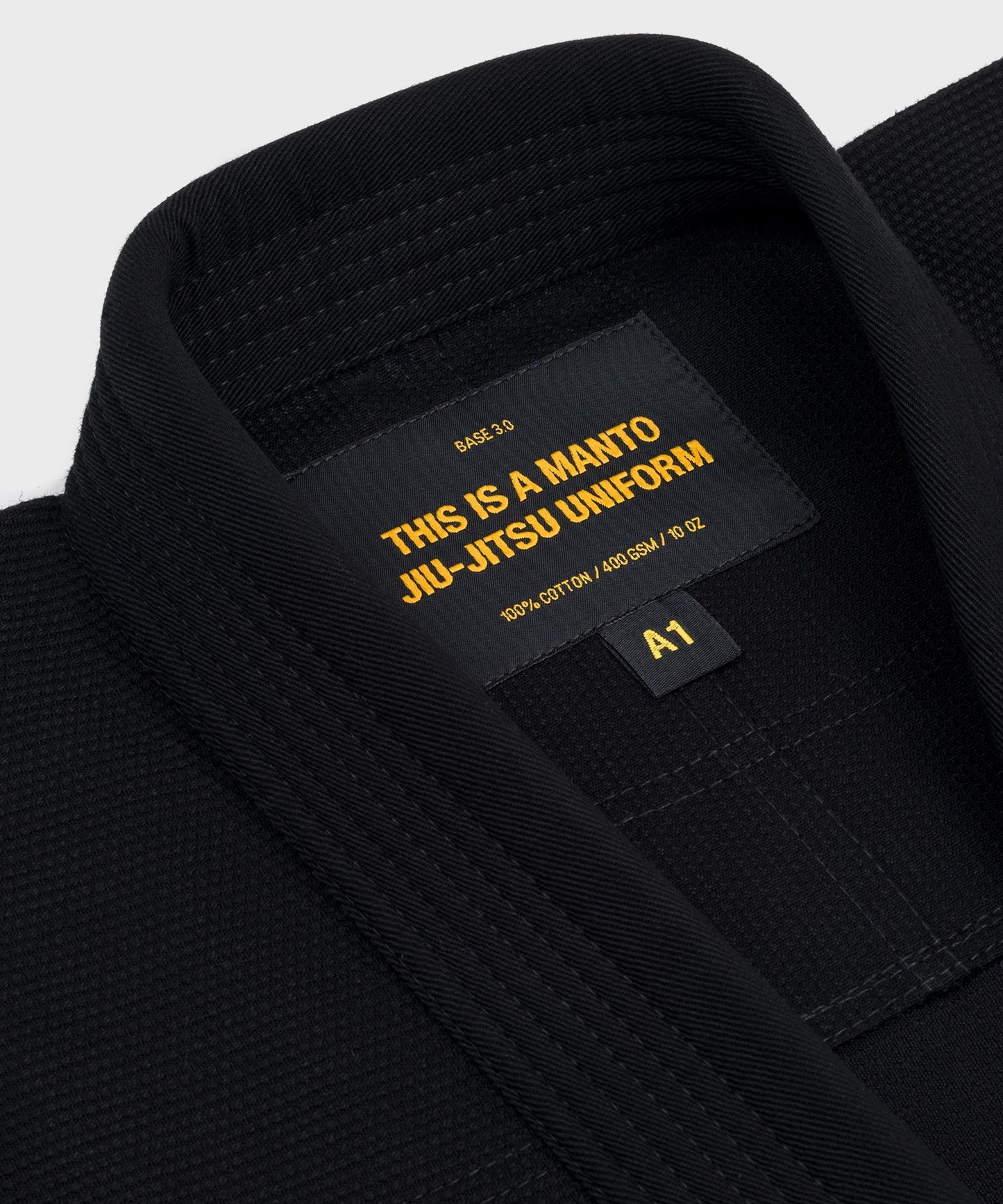 Manto Base 3.0 Kimono de BJJ - Negro/Naranja