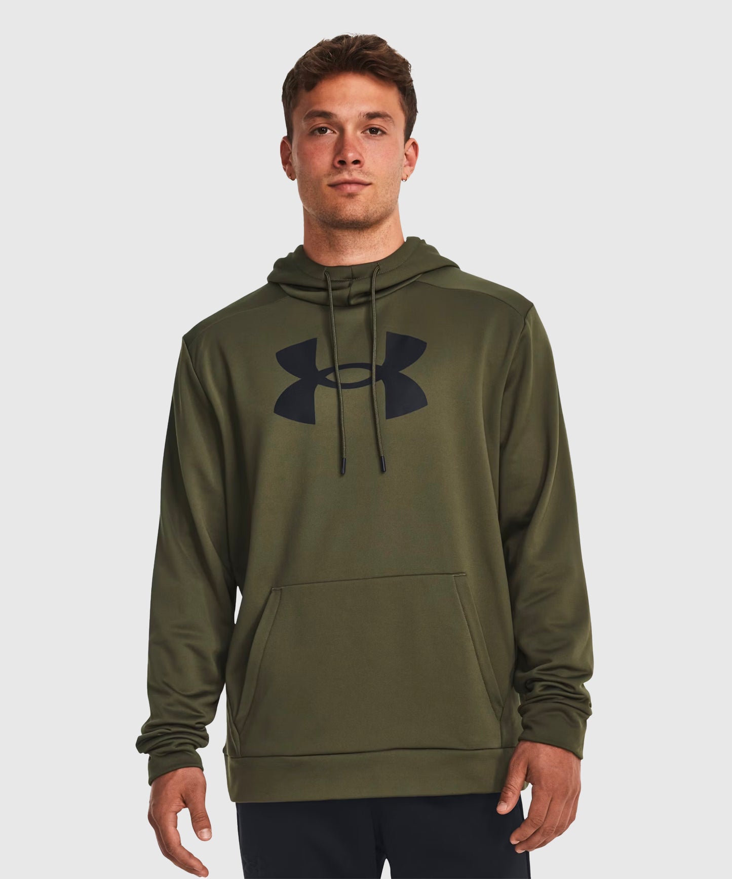 Sweat À Capuche Under Armour Fleece Big Logo - Kaki