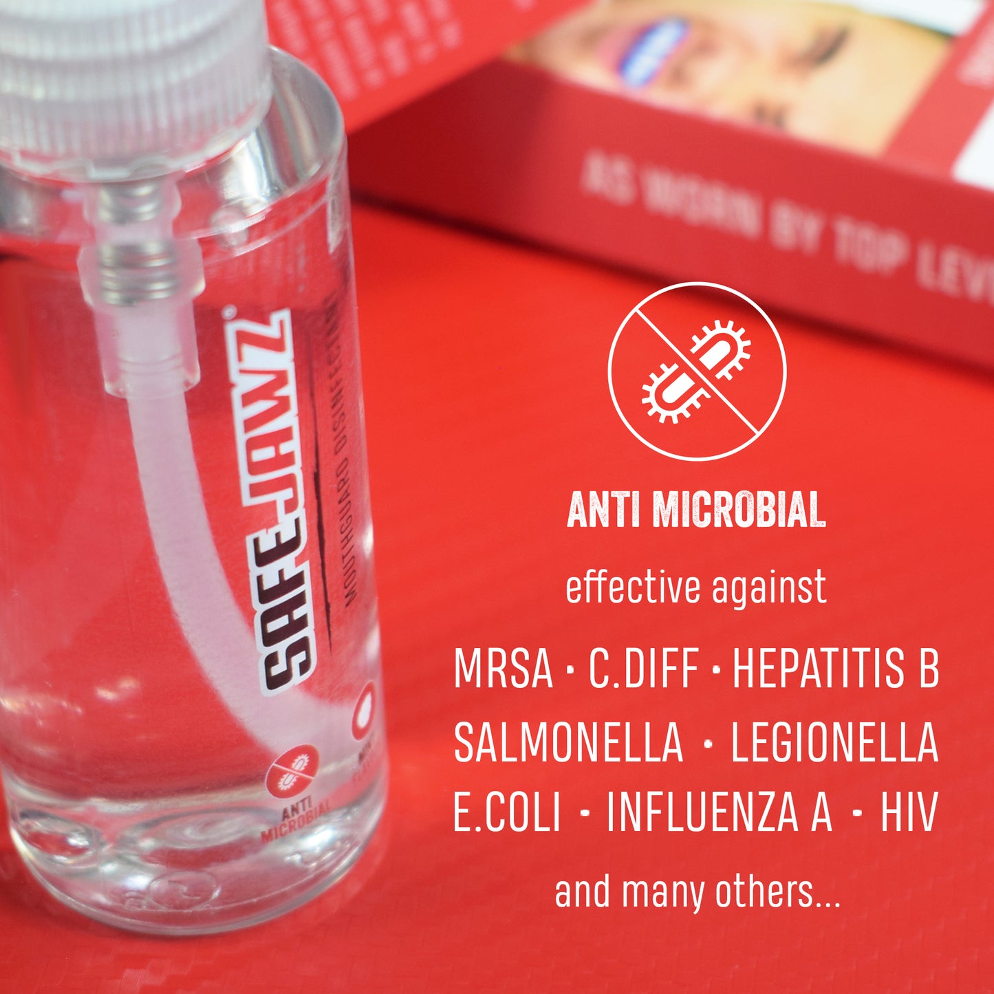 Safe Jawz Spray Disinfectant for Mouthguards