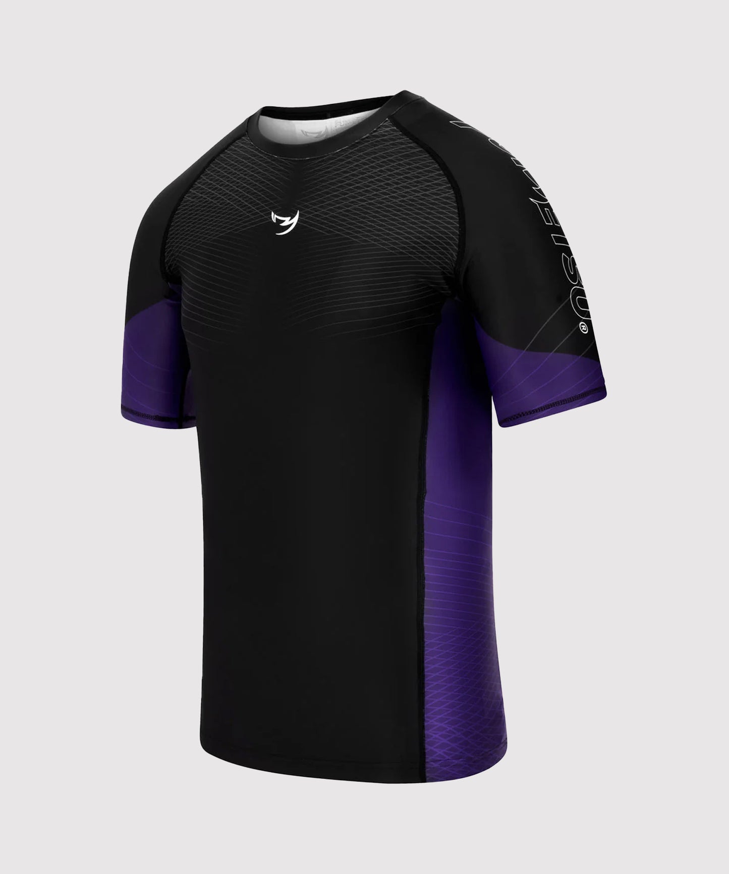 Fumetsu Competitor Mk2 Short Sleeve Rashguard - Black/Purple