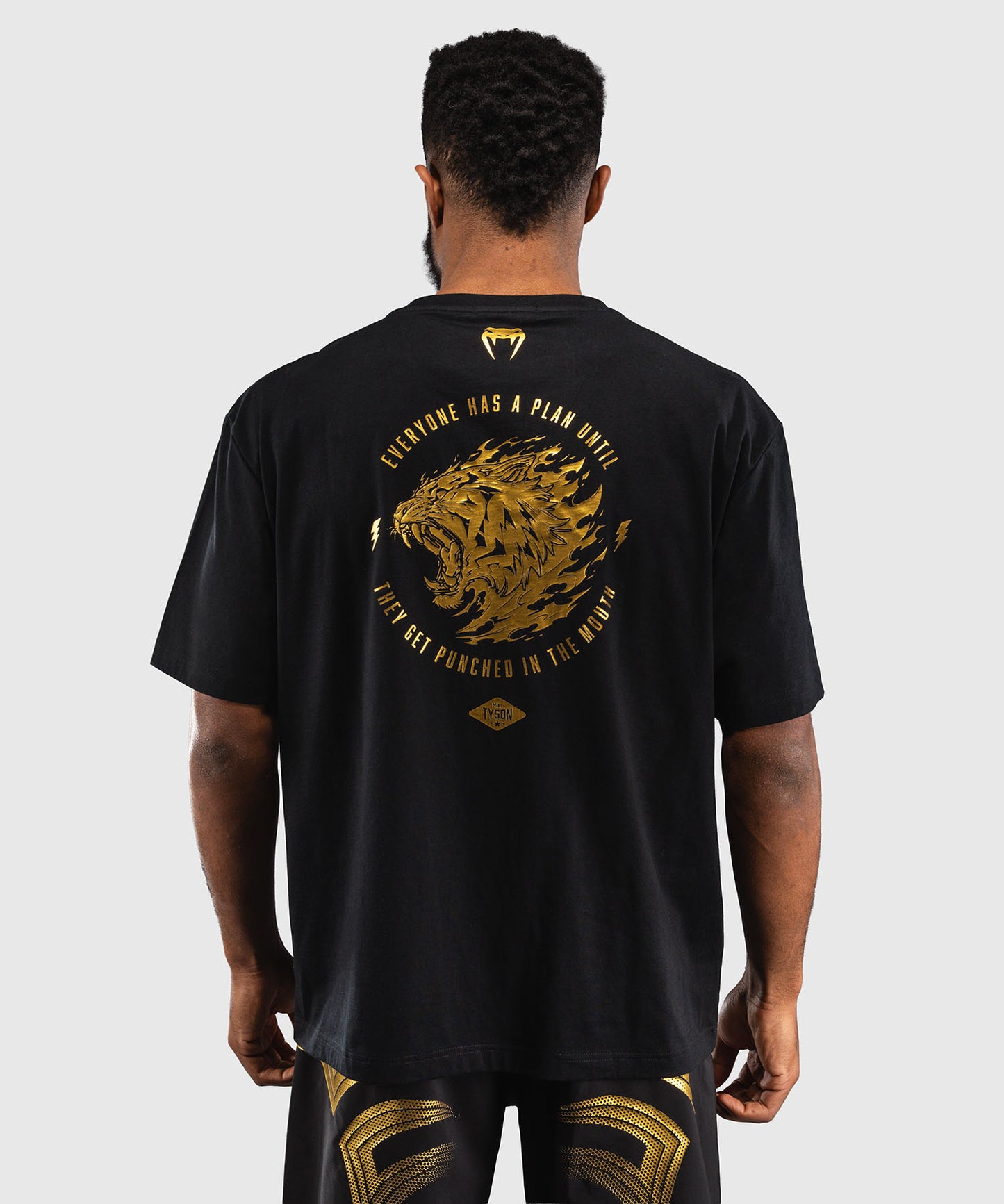 Venum x Mike Tyson Tiger Camiseta Tiger - Negro/Oro