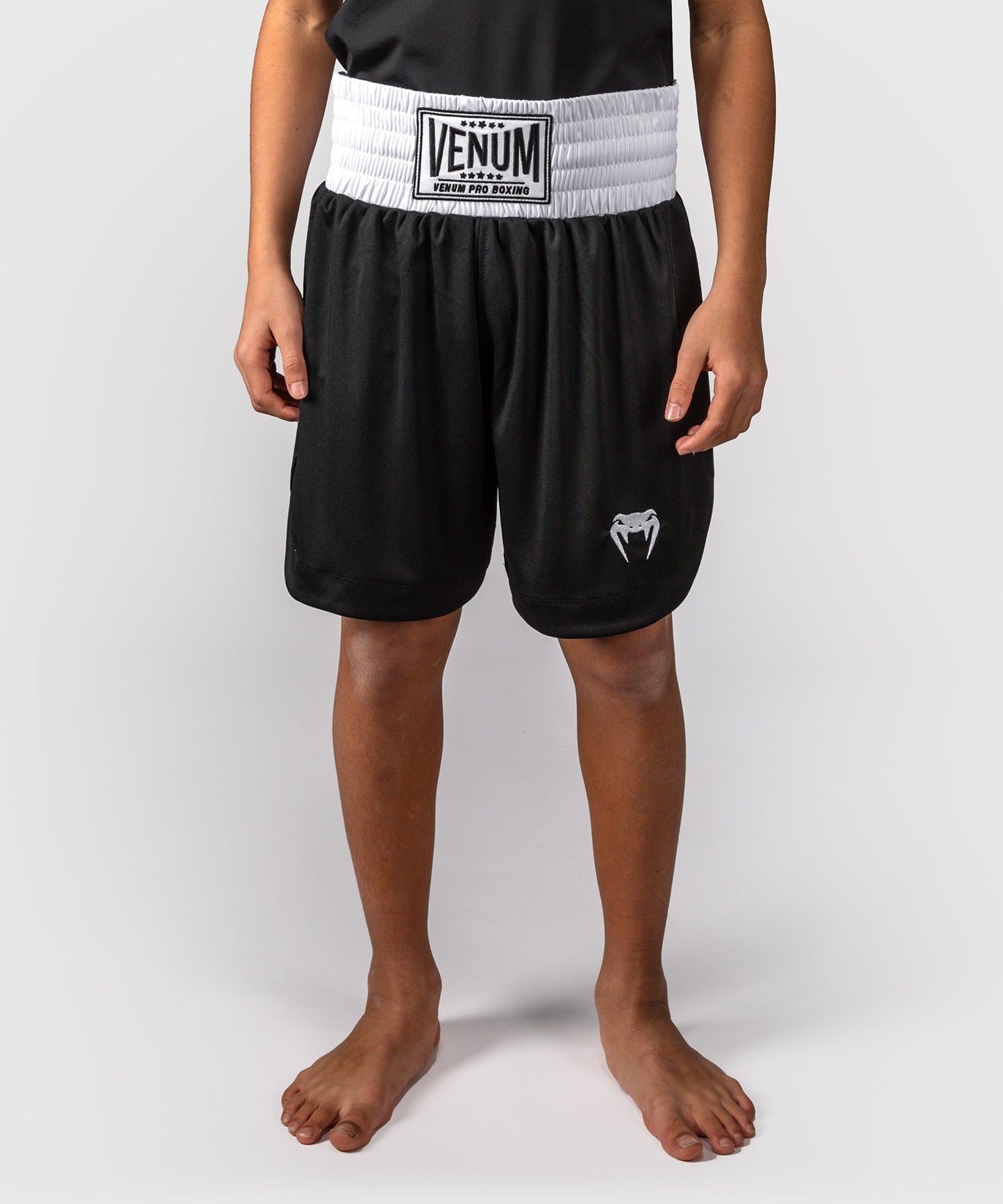 Venum Classic Short de Boxeo Para Niños – Negro/Blanco