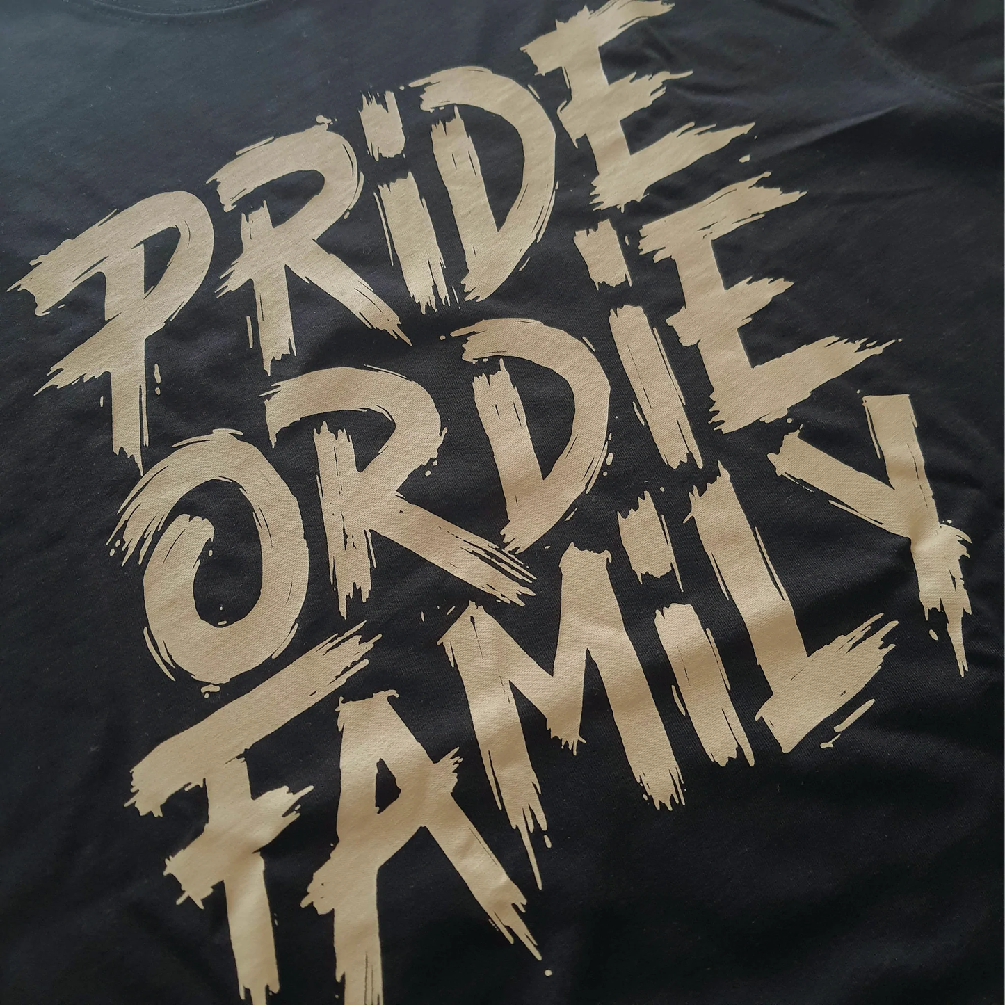 T-shirt Pride Or Die Family V.2 - Noir