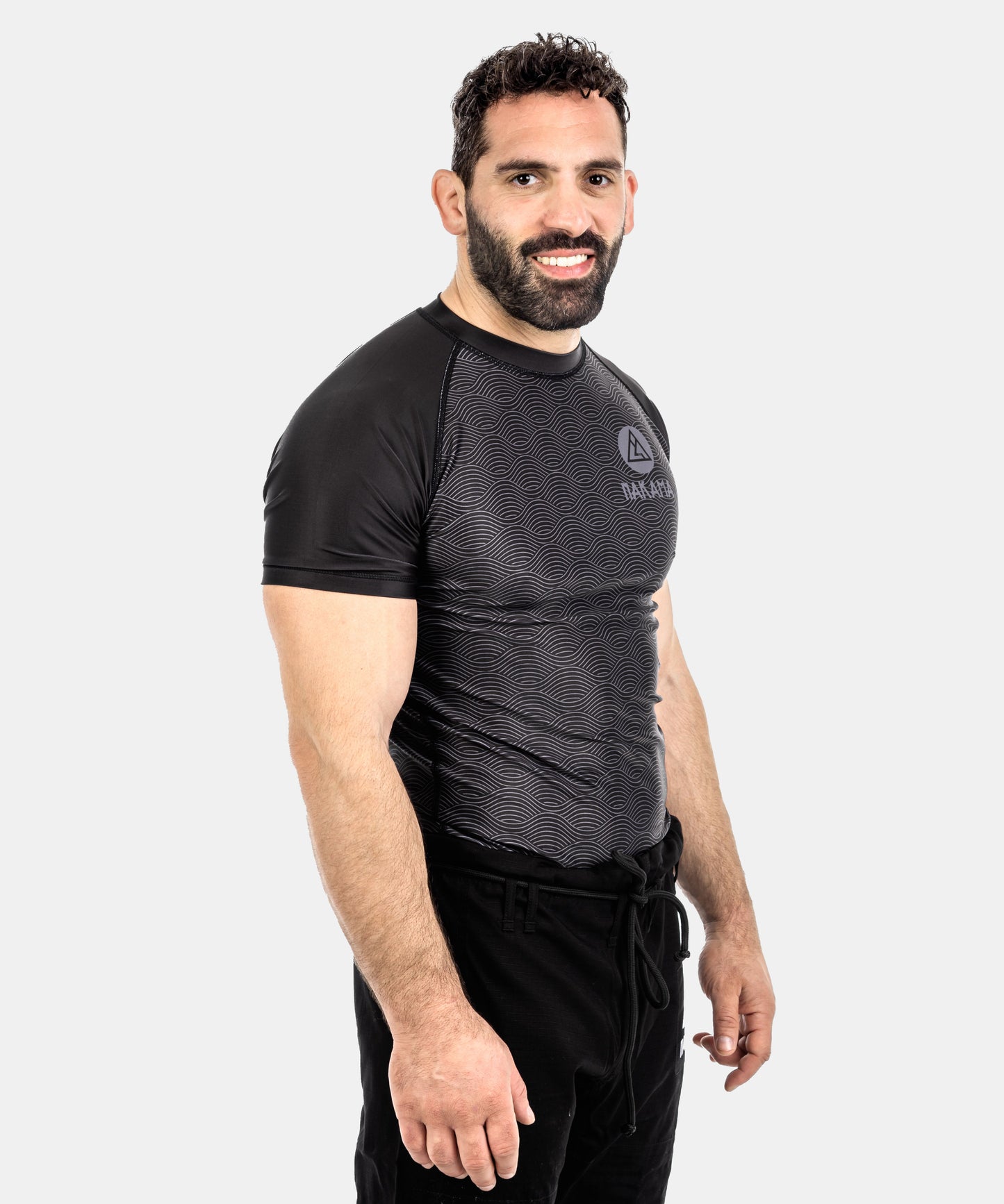 Rashguard À Manches Courtes Nakama No-Gi IBJJF - Noir/Noir