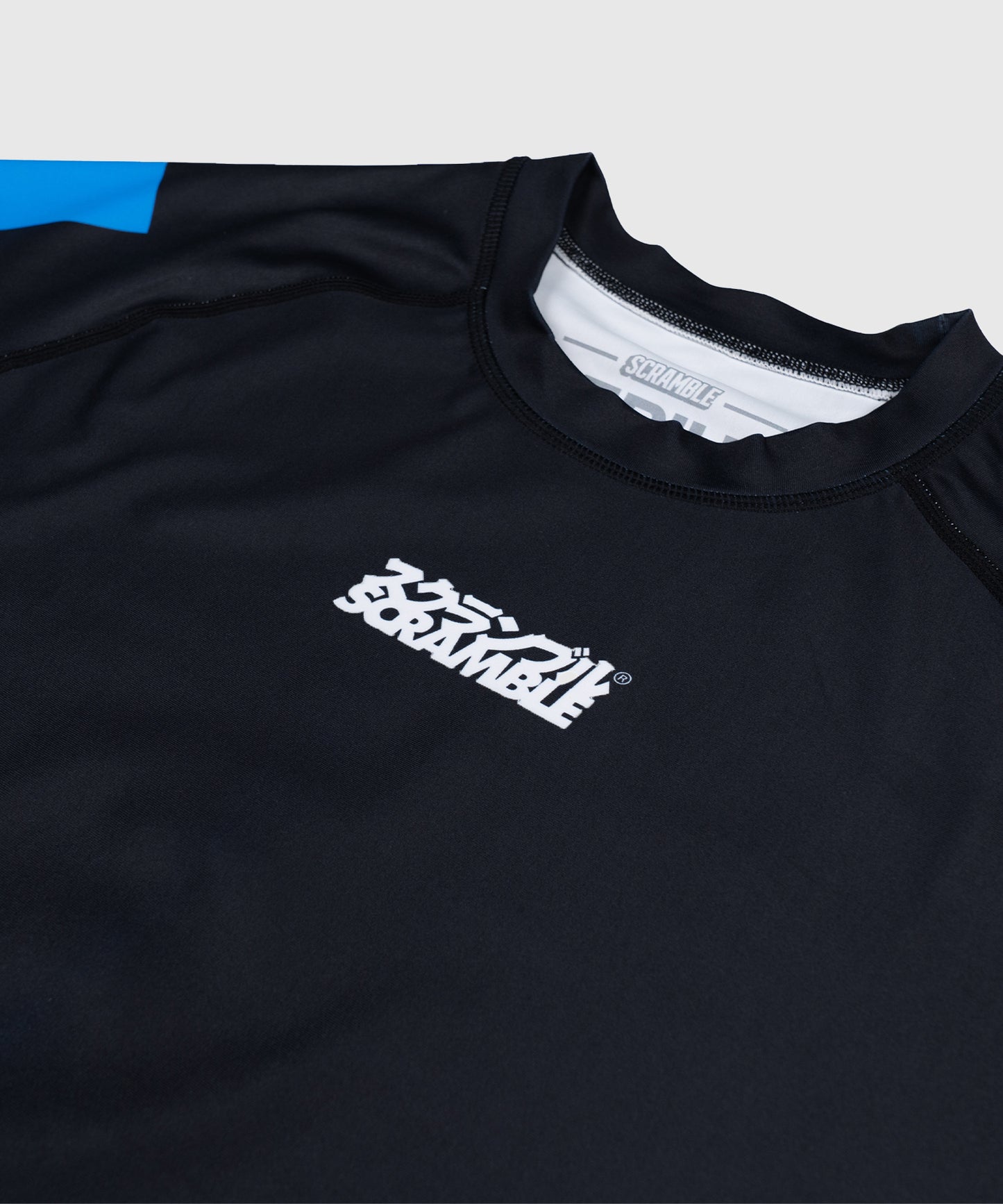 Scramble Ranked Rashguard de Manga Corta - Azul