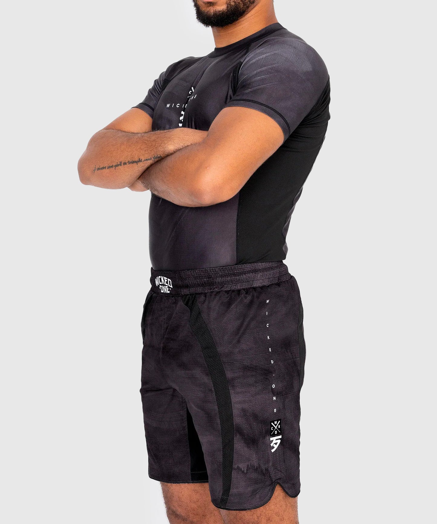 Rashguard À Manches Courtes Wicked One Contest - Noir