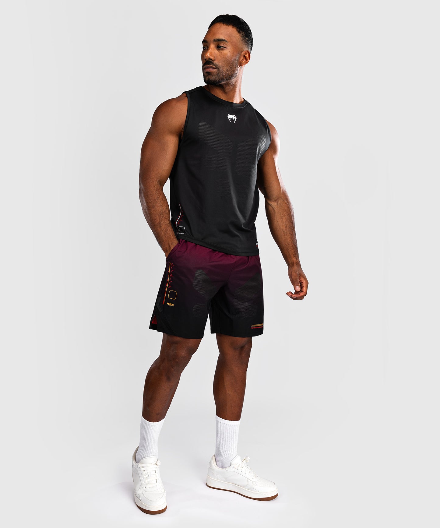 Venum Tactical XT Canotta Dry Tech - Nero/Rosso Fuoco