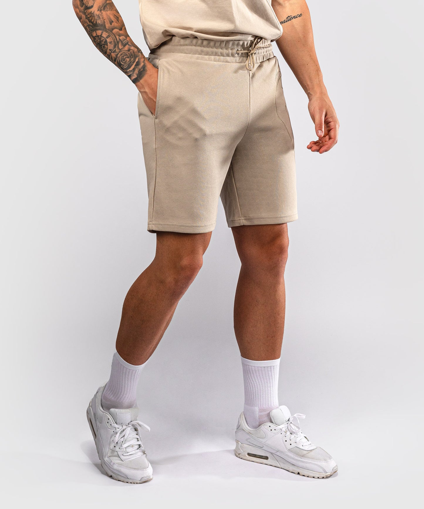 Venum Giant 3D Shorts aus Baumwolle – Hellbeige