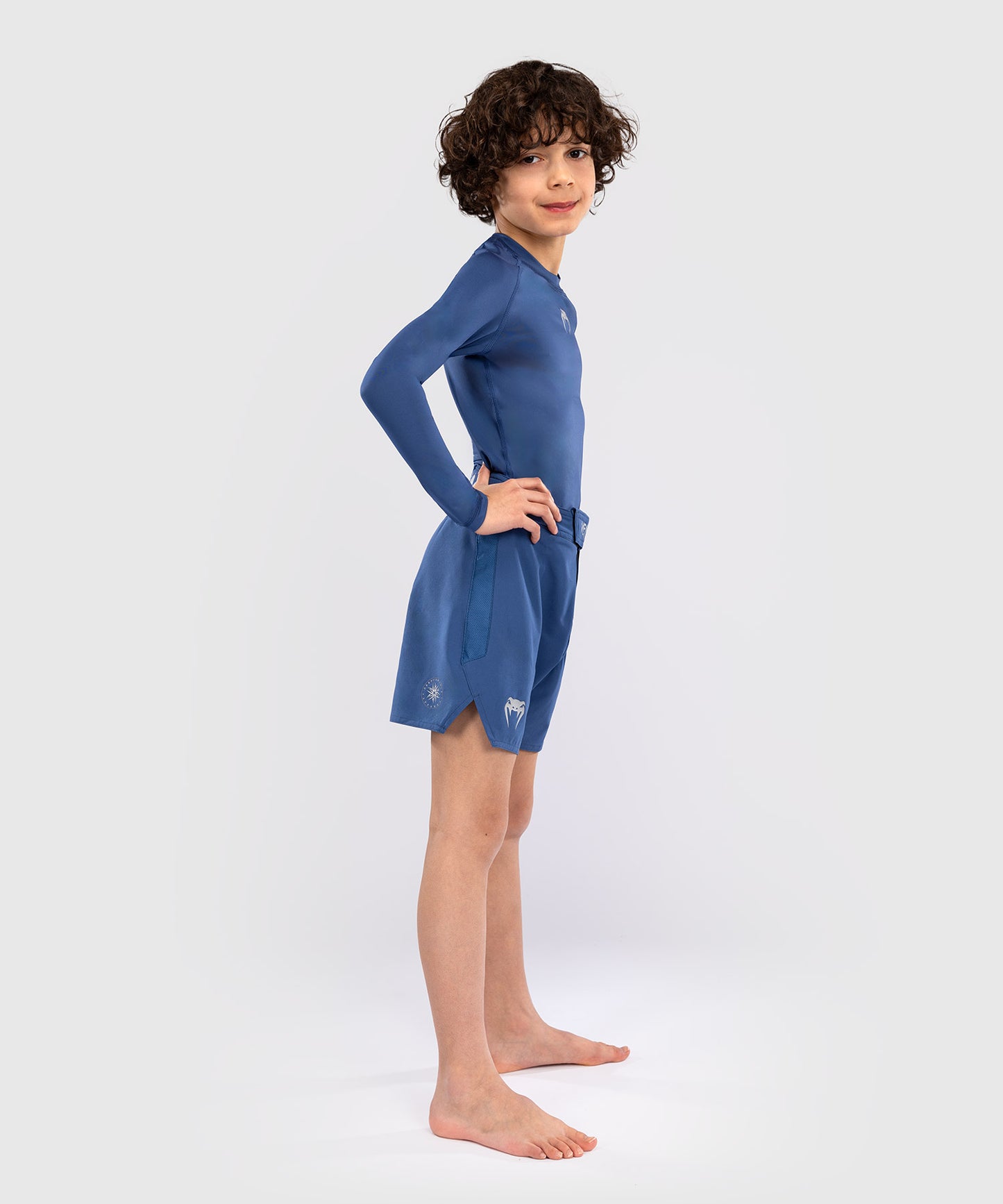 Venum Light Kids Fight Shorts - Royal Blue