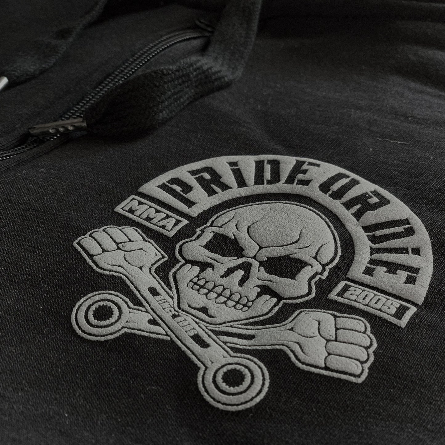 Sweatshirt À Capuche Pride Or Die Busted Knuckles - Noir