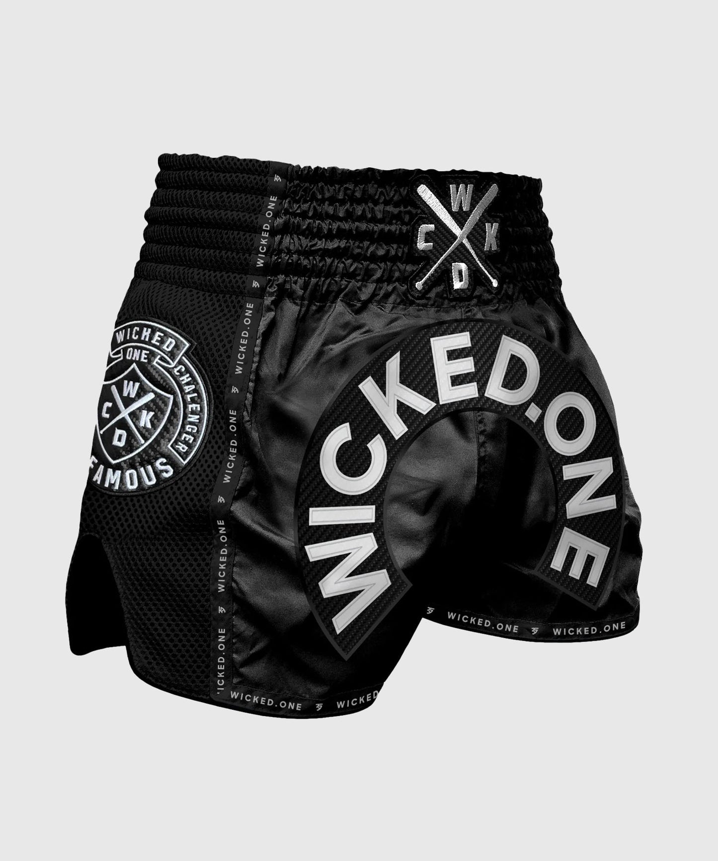 Wicked One Herd Muay Thai Shorts - Schwarz