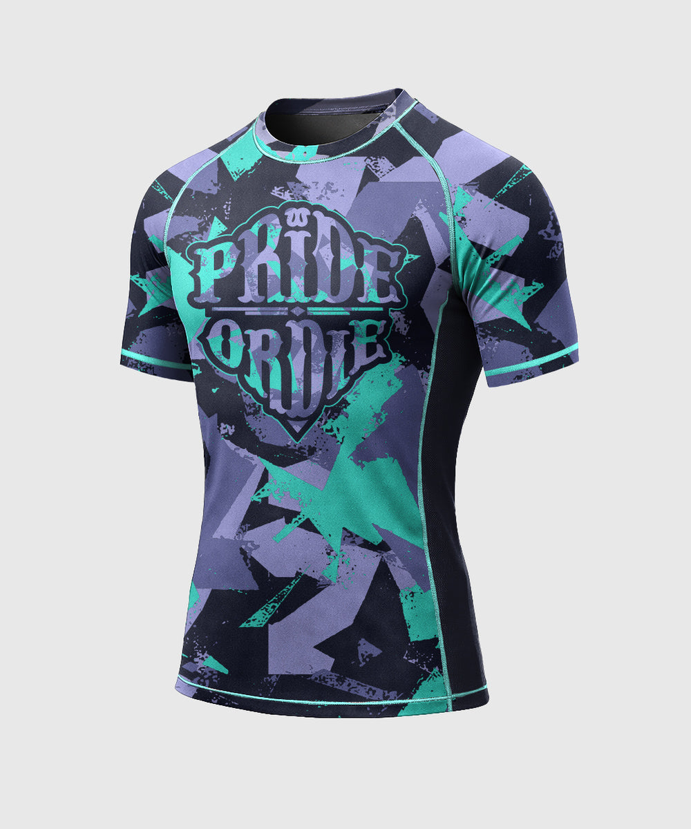 Pride Or Die Reckless 2.0 Short Sleeve Rashguard - Black