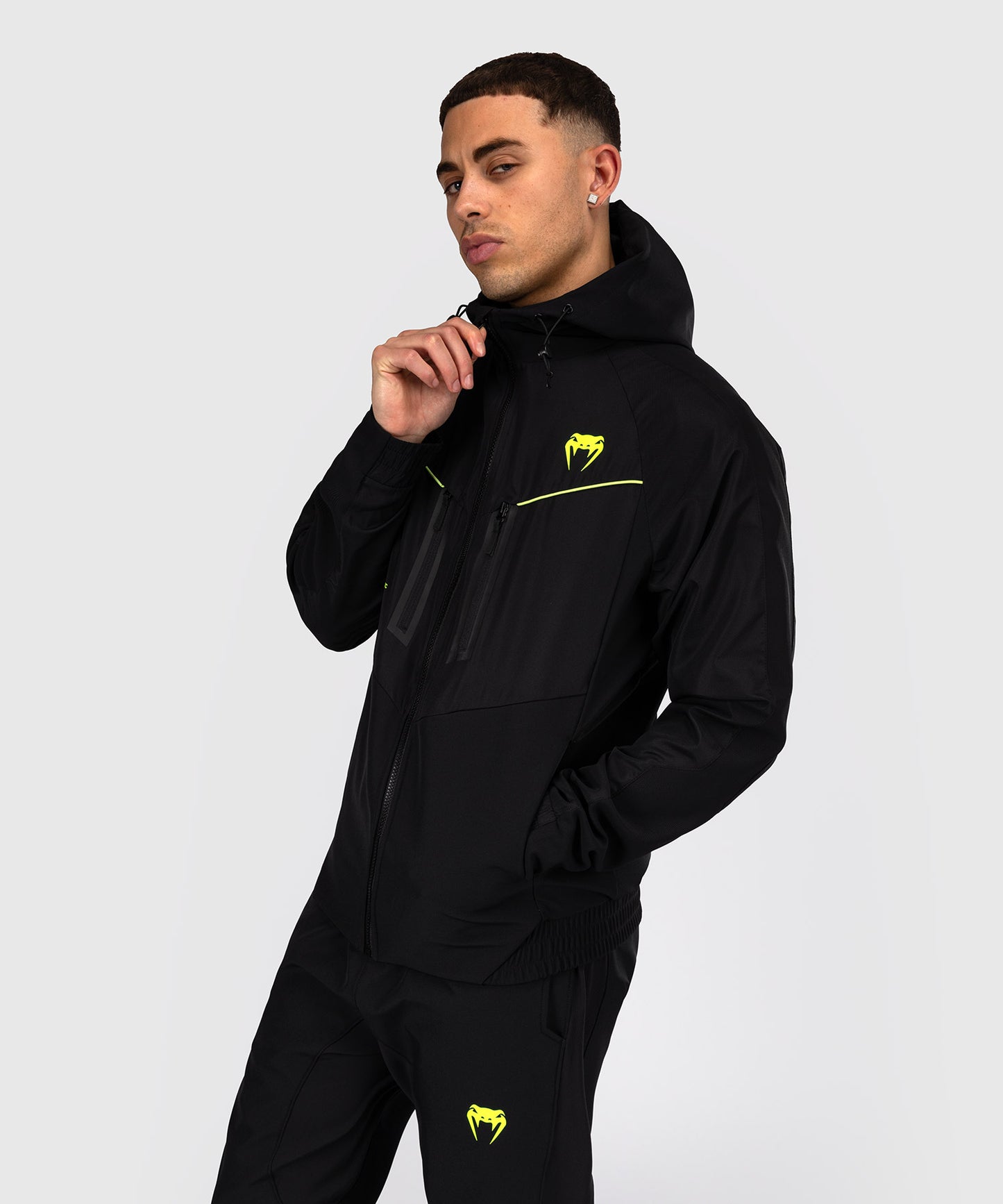 Venum Training Camp 4.0 Trainingsjacke - Schwarz/Neongrün