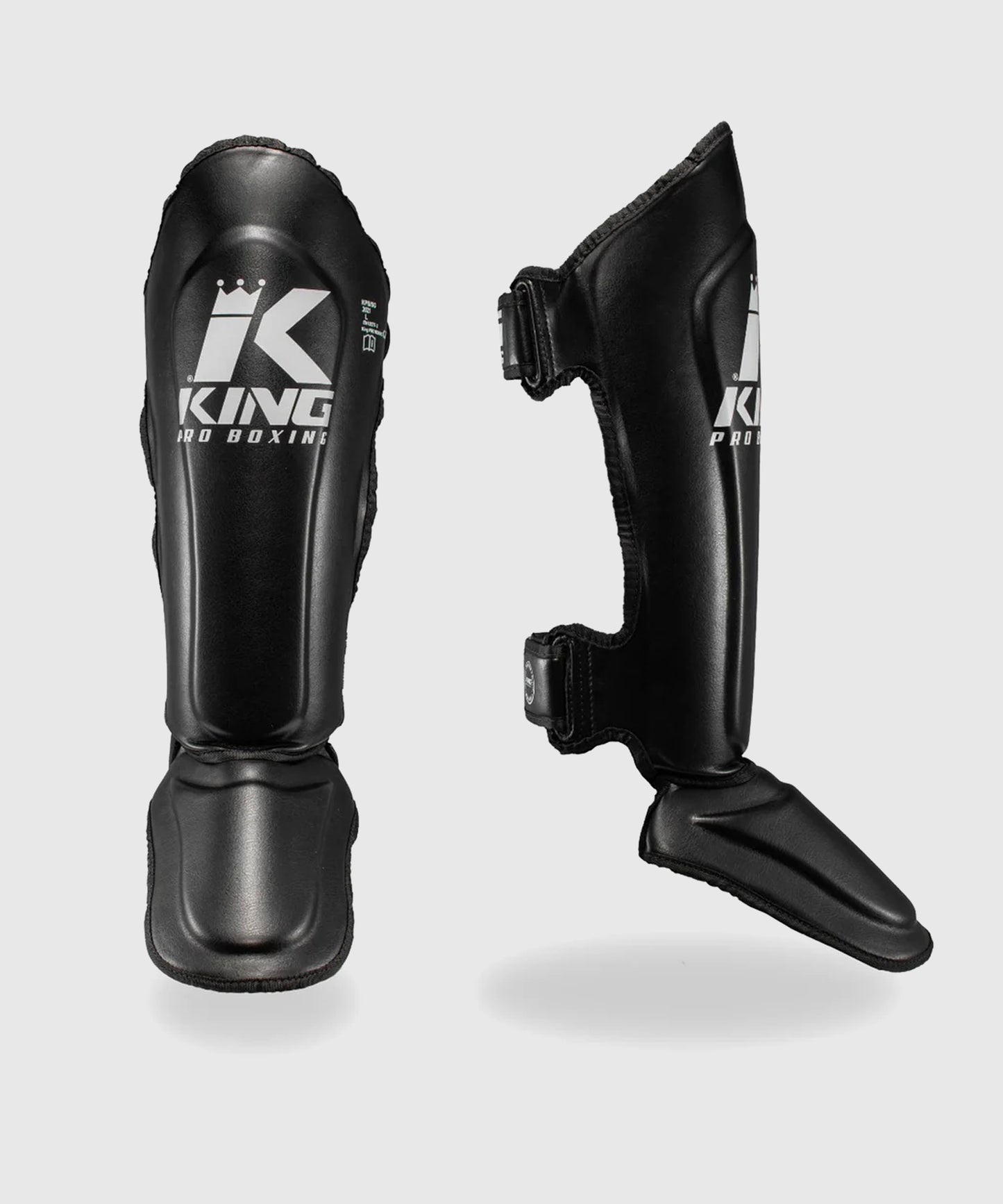 King Pro Boxing Sgl 7 Schienbeinschoner - Schwarz