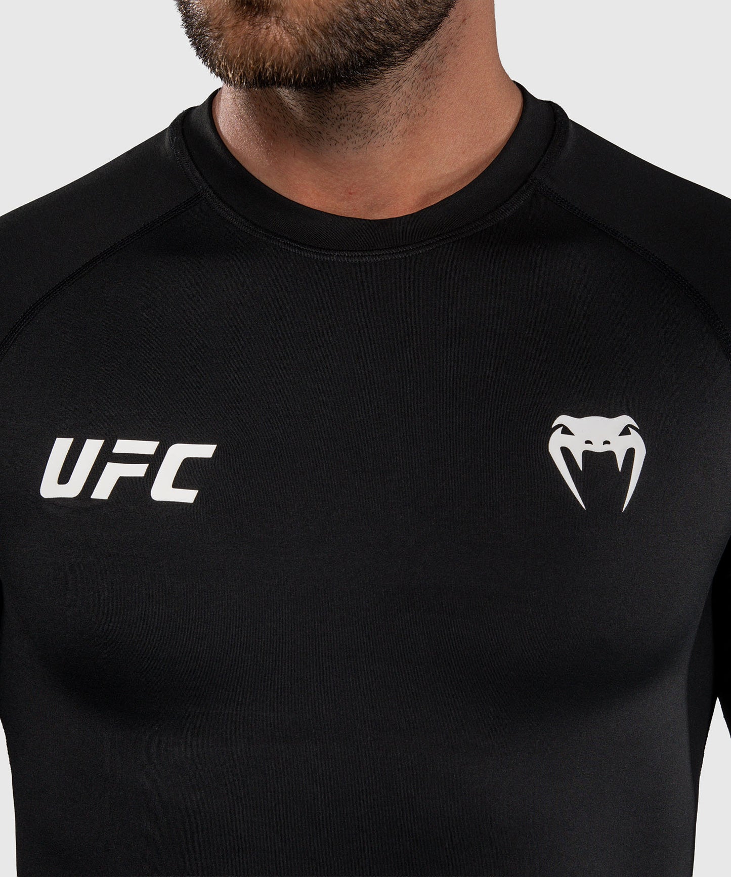 Venum UFC Unity by Venum Authentic Fight Week Men's Performance Long Sleeve Rashguard - Black