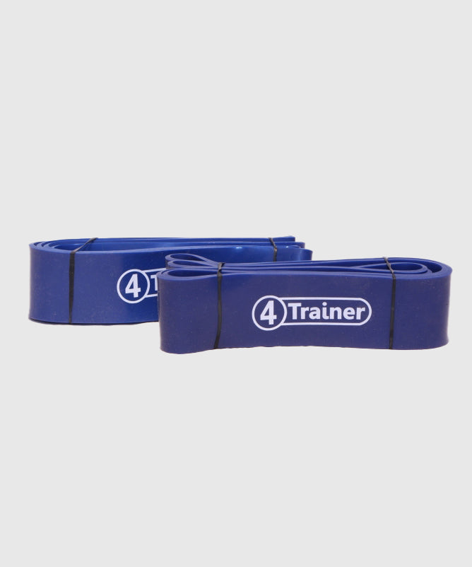 Bande élastique 4Trainer Powerband Très Fort - Résistance 20 à 30 kg - Bleu