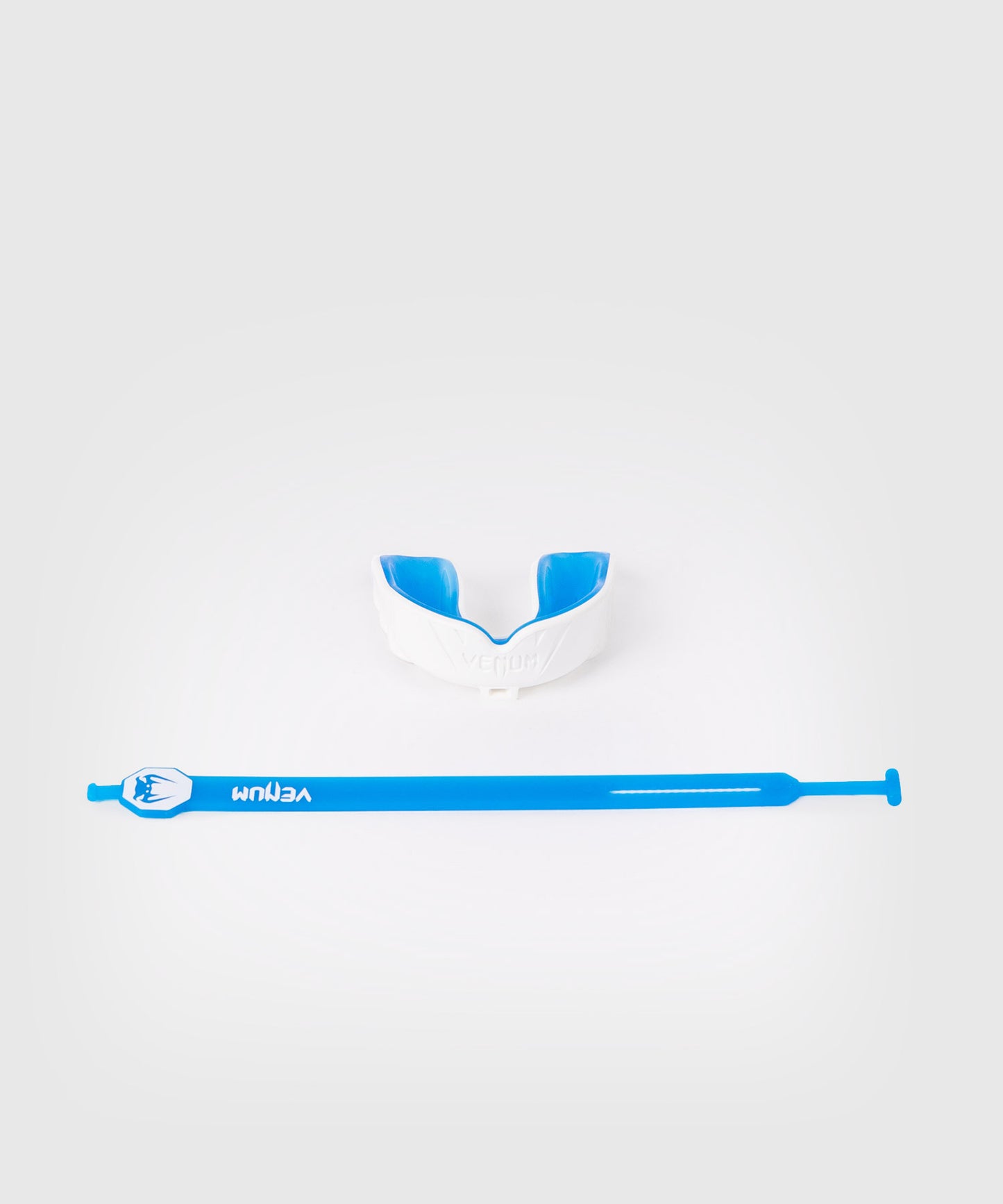 Venum Challenger Mundschutzband/-los – Weiß/Blau