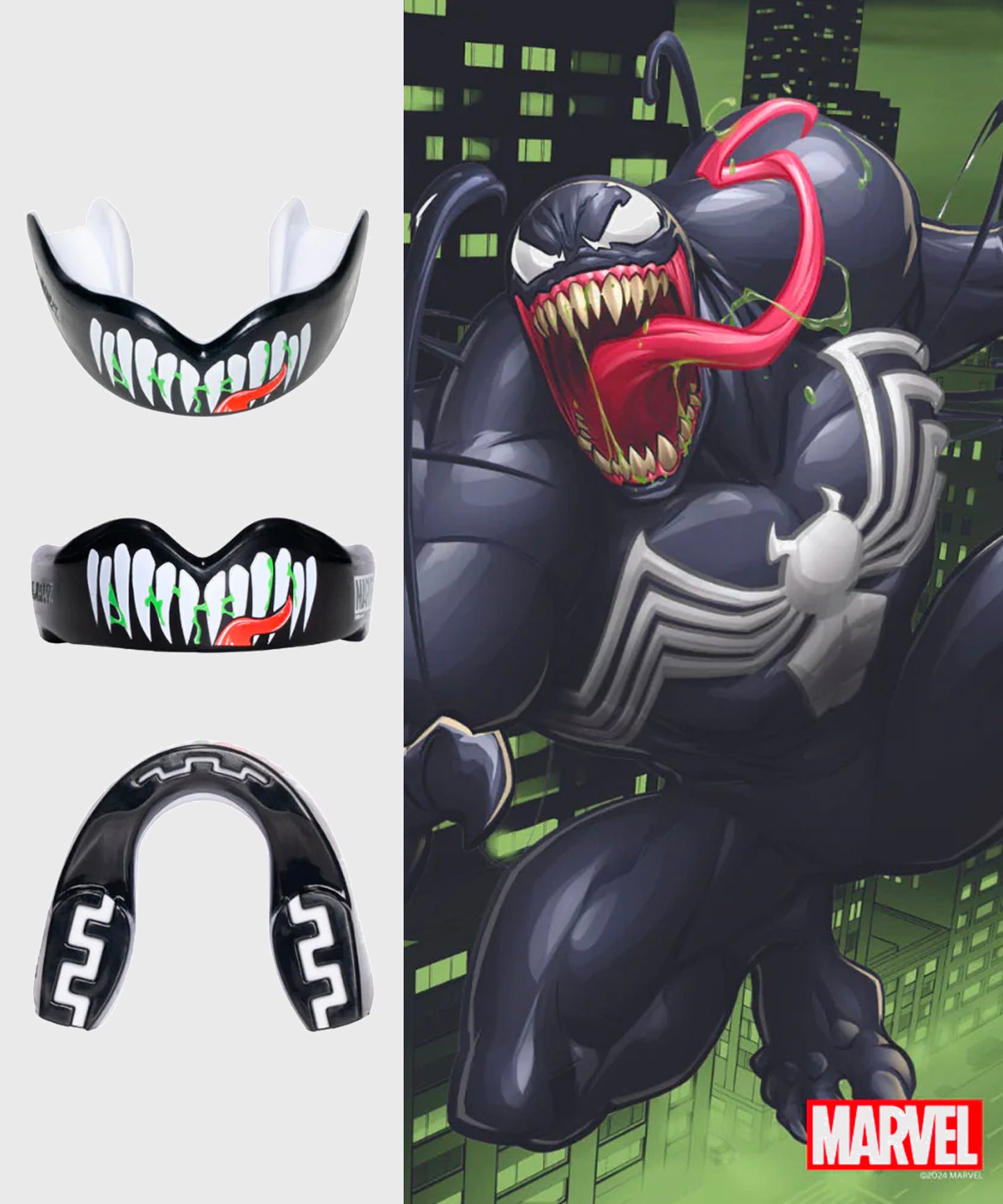 Safejawz Marvel - Venom Zahnschutz - Schwarz