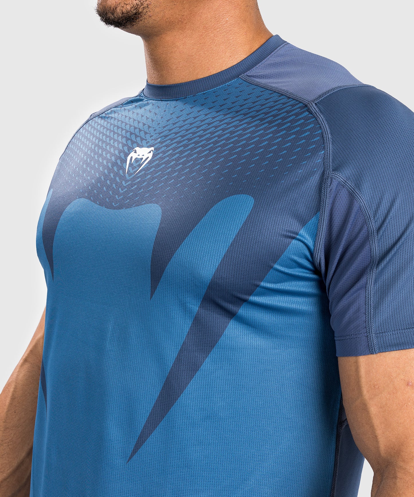 T-Shirt Dry-Tech Pour Hommes Venum Attack - Bleu Marine