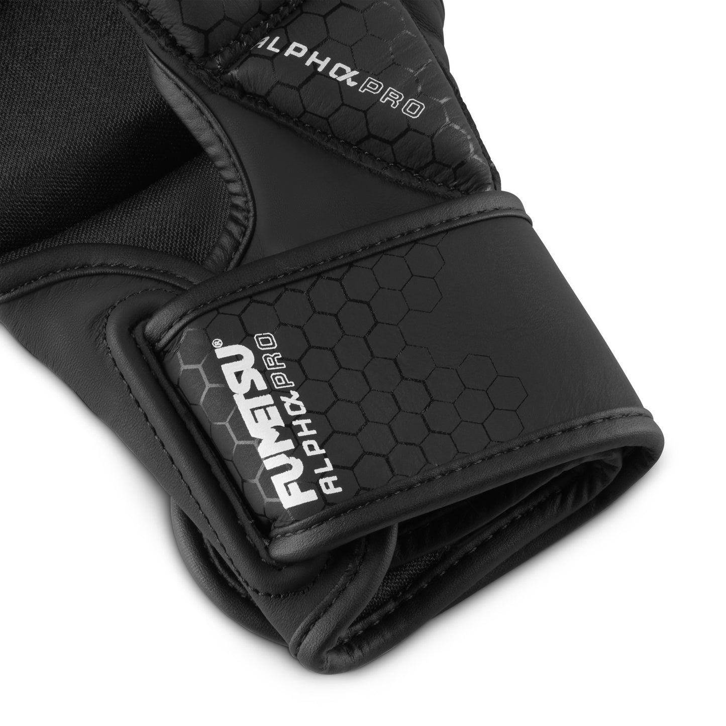 Fumetsu Alpha Pro Guantes de Sparring MMA - Negro/Negro
