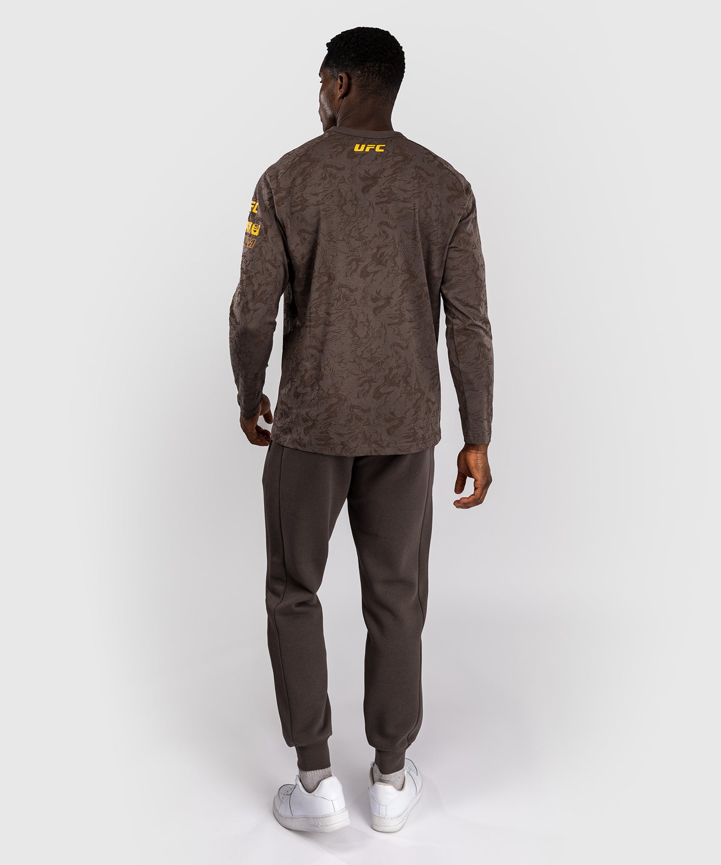 UFC Fusion by Venum Fight Week Men’s Long Sleeve T-Shirt - Earthen Brown