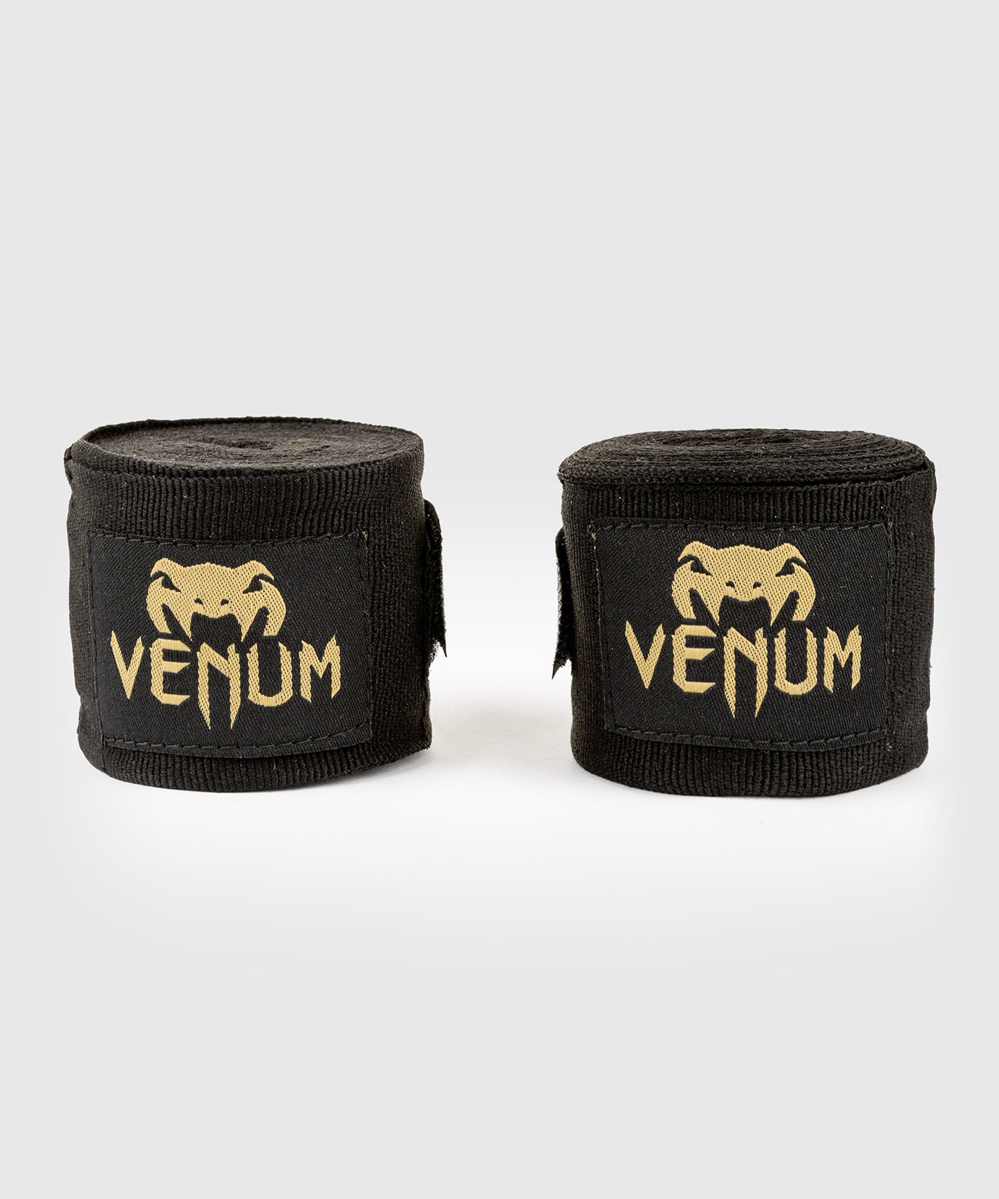 Bandages de boxe Venum Kontact - Noir/Or - 4,5 m (180 in)