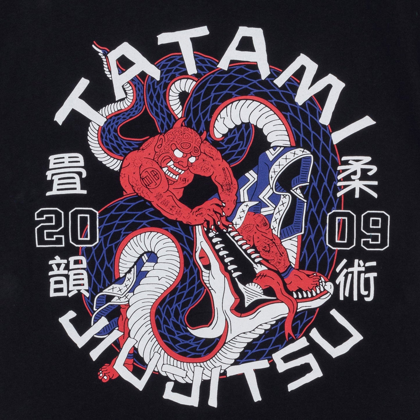 Tatami Fightwear Serpent Organic Camiseta - Negro