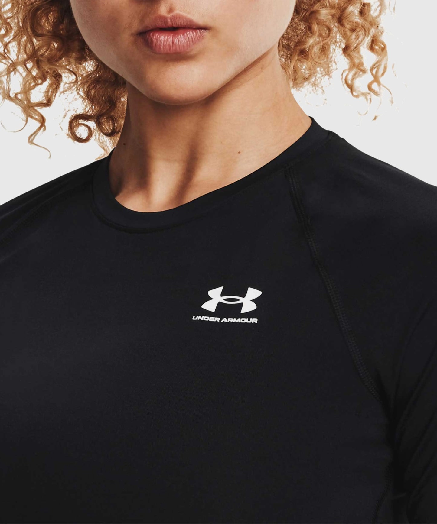 Tee-Shirt À Manches Longues Under Armour Heatgear® Pour Femme - Noir