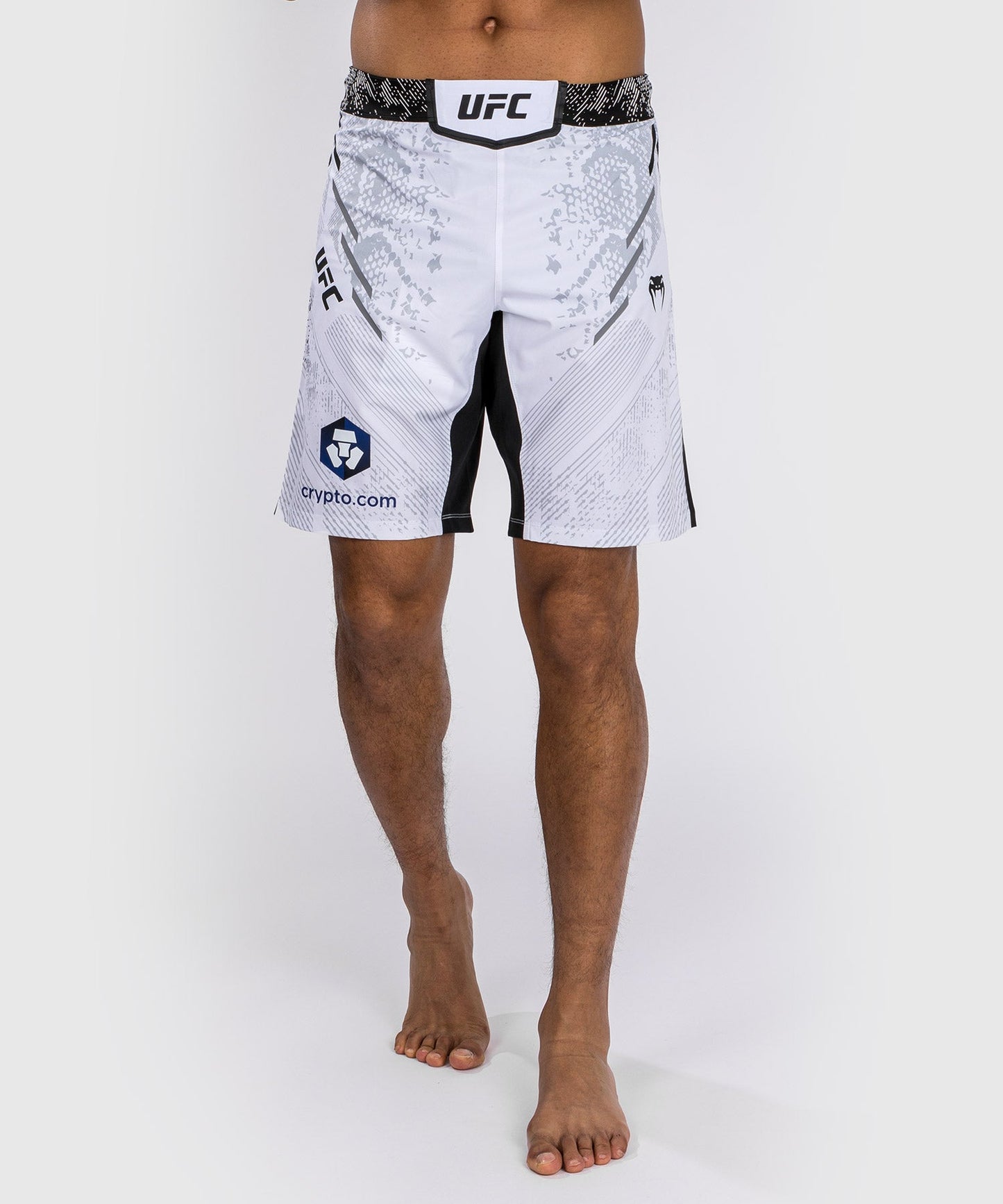 Men's UFC Adrenaline by Venum Authentic Fight Night Long-Cut Shorts - White