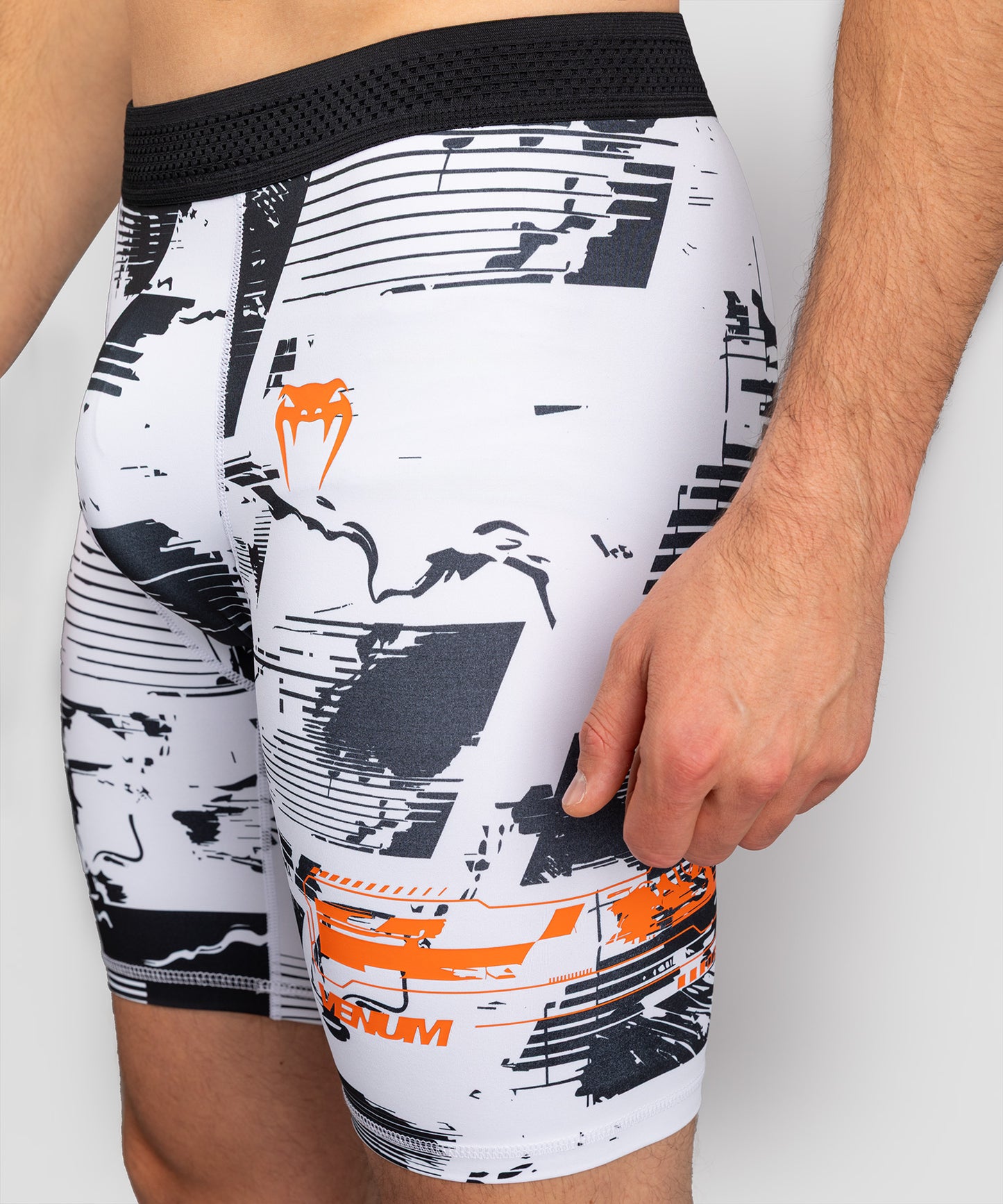 Short de compression Performance Homme UFC Zenith by Venum Authentic Fight Week - Blanc
