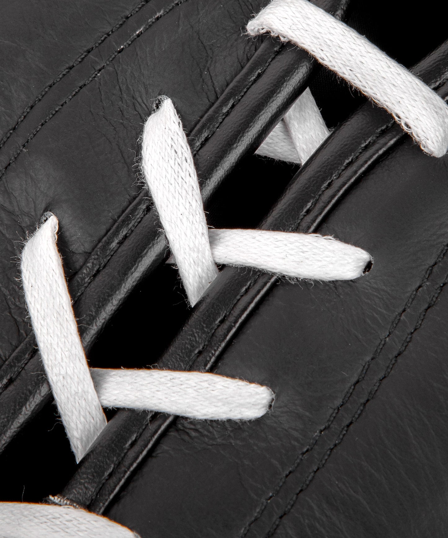 Guantes de boxeo Venum Hammer Pro con cordones - Negro/Blanco